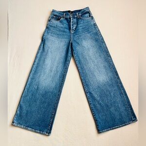 7 For All Mankind Zoey High Rise Button Fly Jeans | Medium Blue | Size 27